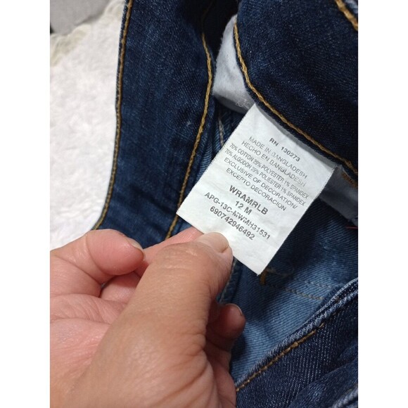 Wrangler Women's Blue Denim Stretch Capri Jeans Size 12M - Picture 8 of 9